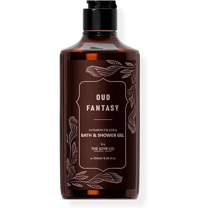 جل الاستحمام الفاخر من شركة ذا لوف كو. لاكشري أوده فانتسي للجسم بحجم 300 مل| غسول للجسم للنساء | غسول جسم للرجال | جل الاستحمام الرغوي | ساحر| الترطيب| العناية بالجسم المرطب | 100٪ نباتي| بارابين فري